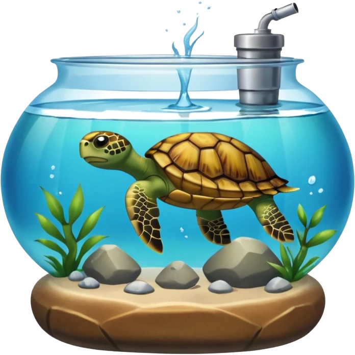 Turtle tank  emoji
