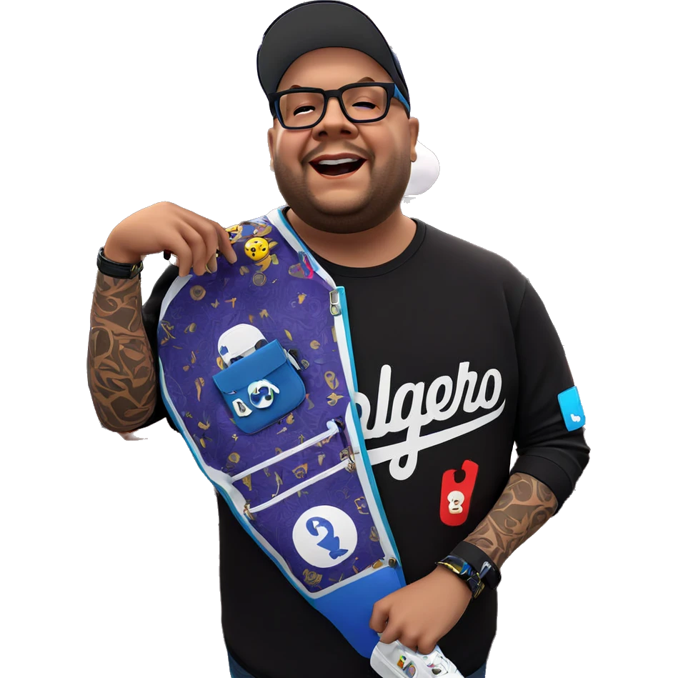 stylish boy with accessories emoji