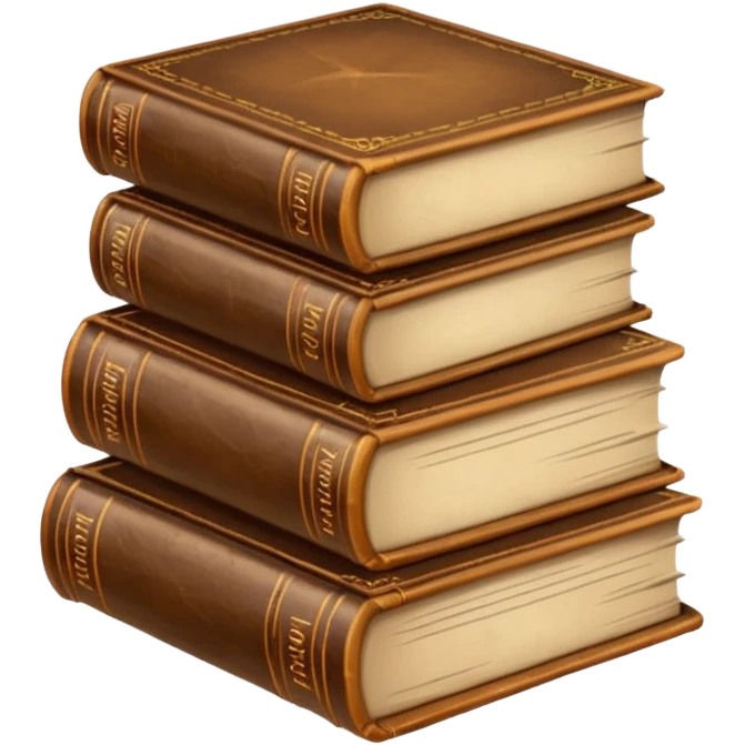 stack of old books emoji