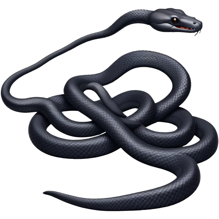 Black mamba snakey emoji