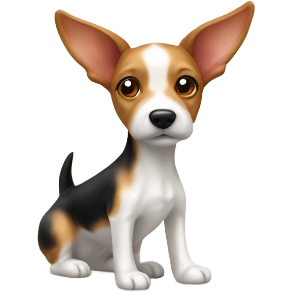 Toy fox terrier dog￼ emoji