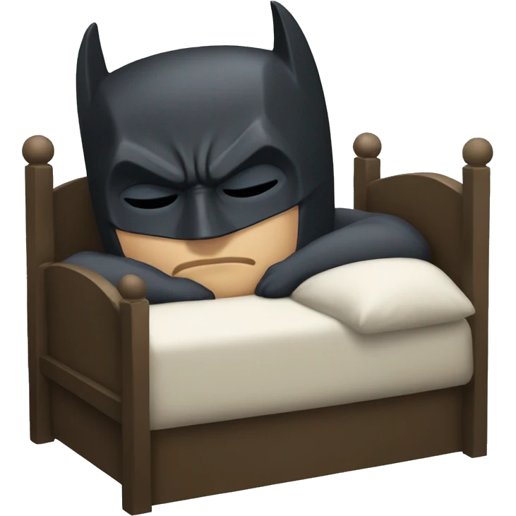 Batman sleeping  emoji