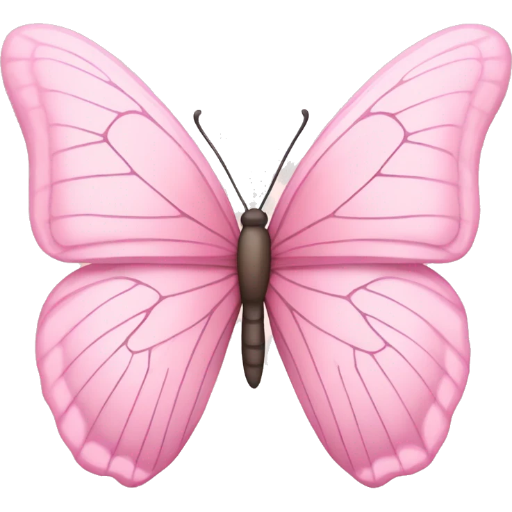 Light pink butterfly emoji