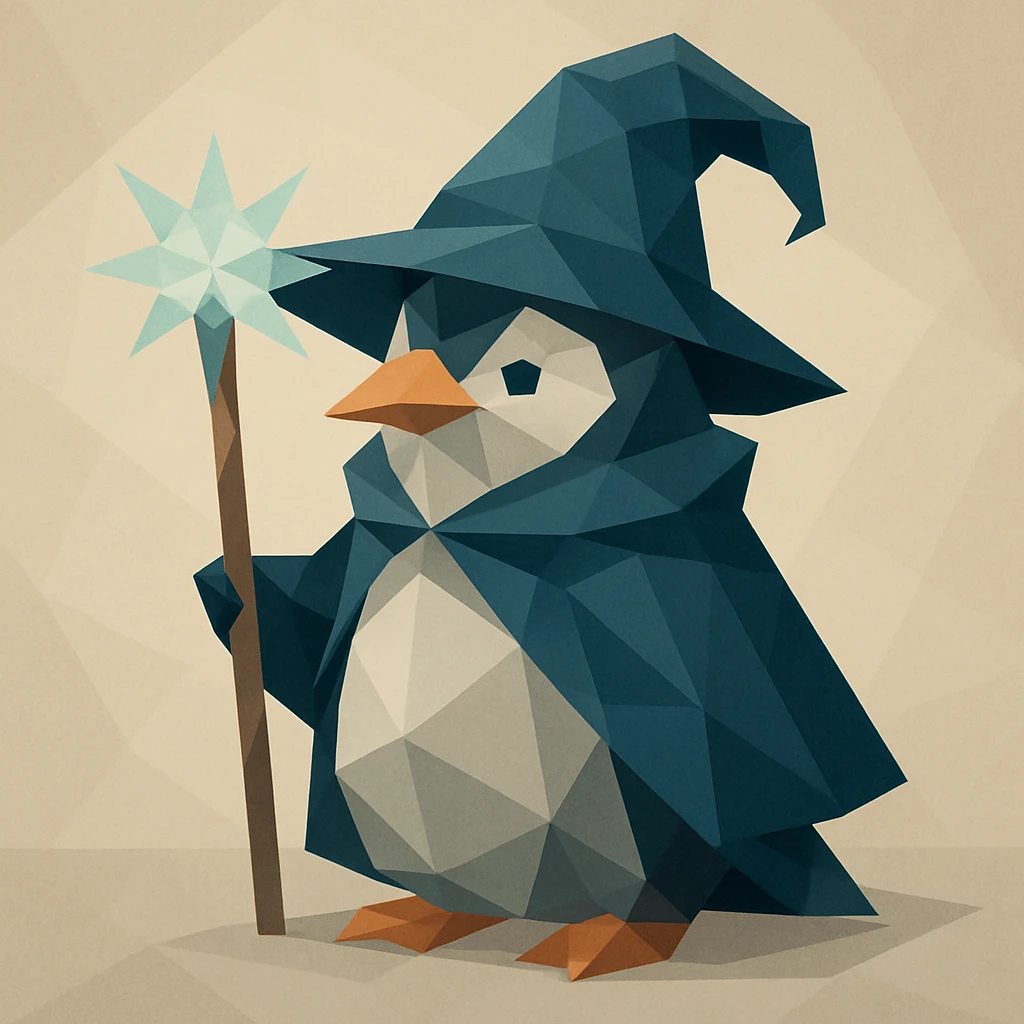 Penguin Wizard 345551322312321 emoji