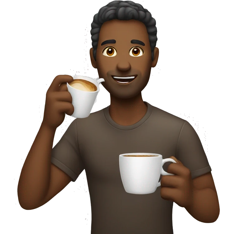 Drinking coffee  emoji