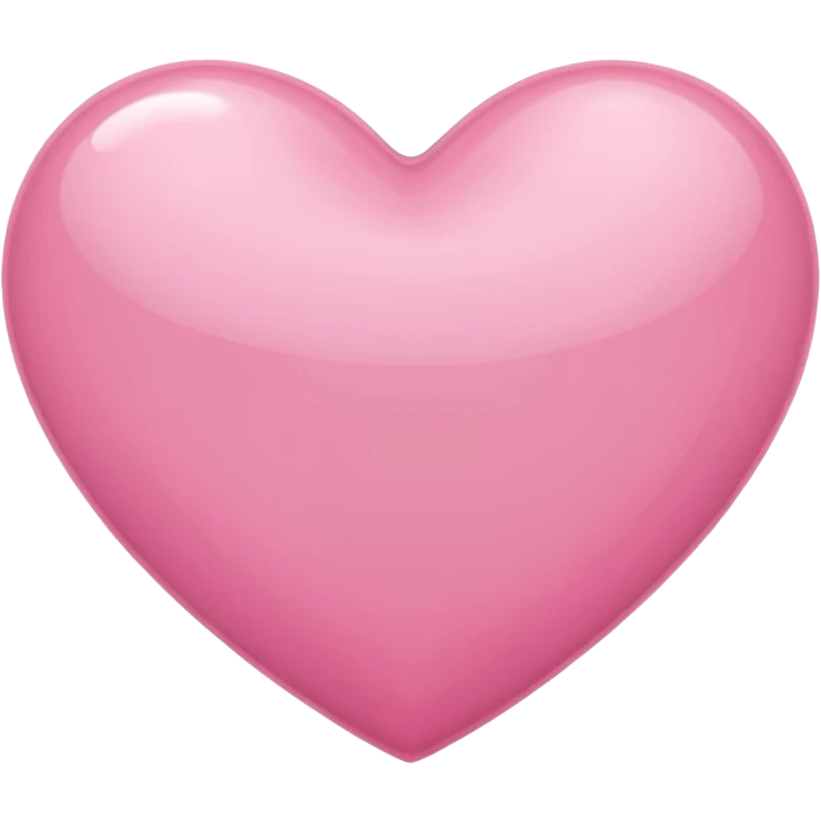 sakura heart with a glossy highlight emoji