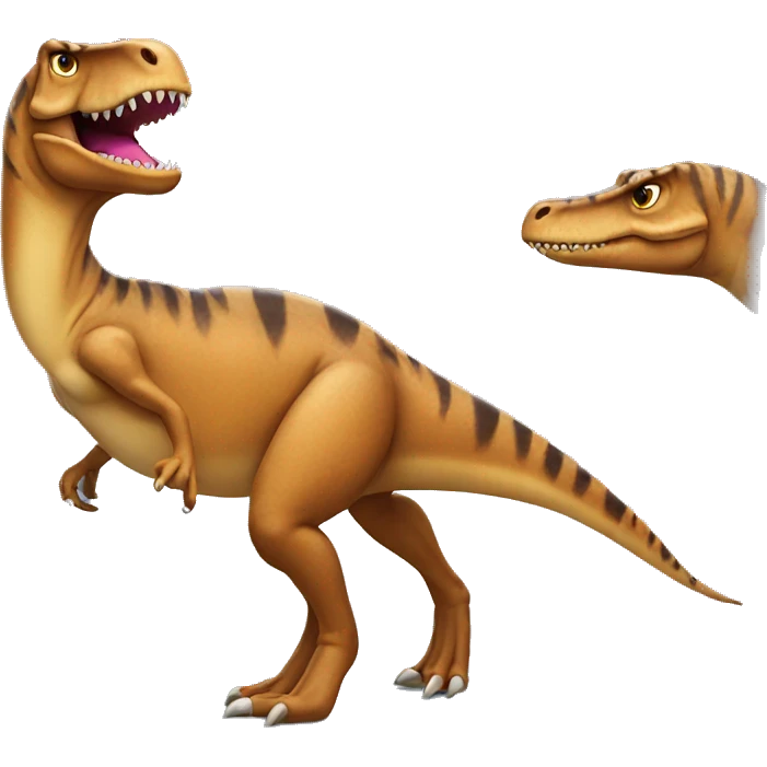 trex wearing a bikini emoji