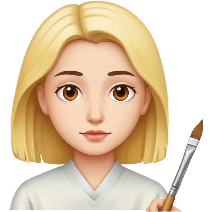 person painting emoji
