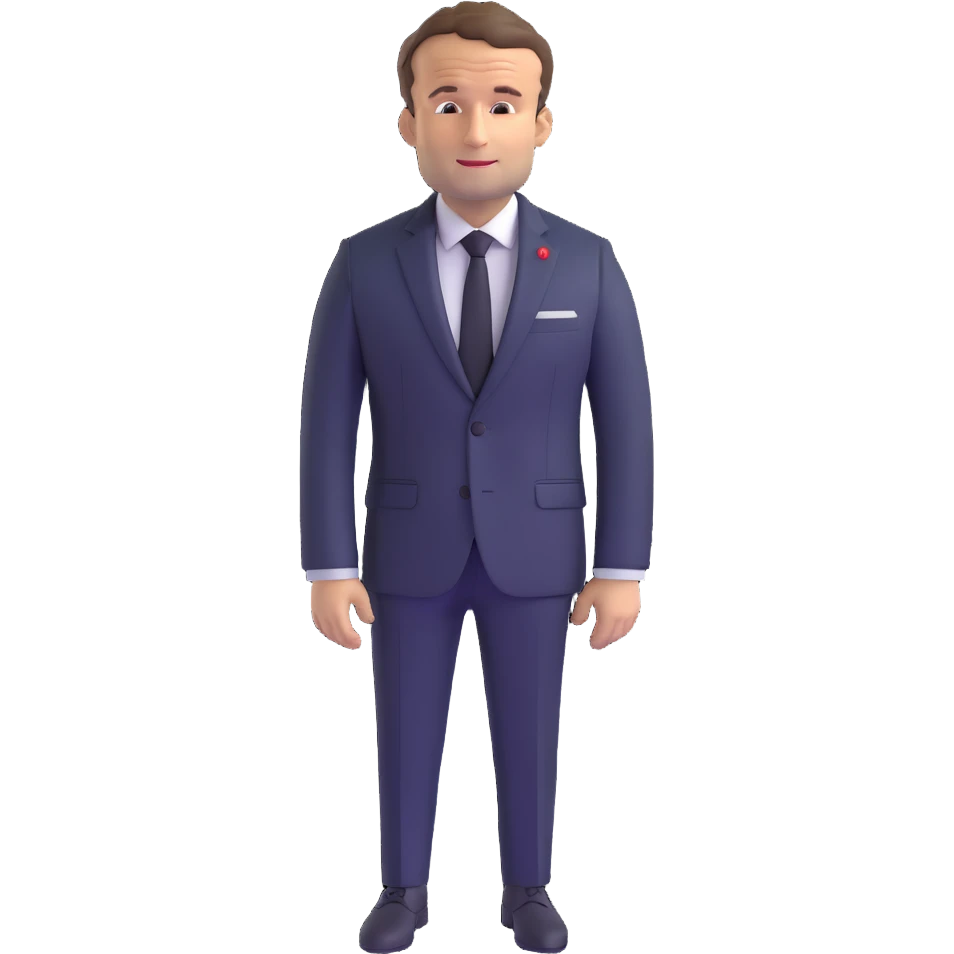 Emmanuel Macron, President of France emoji