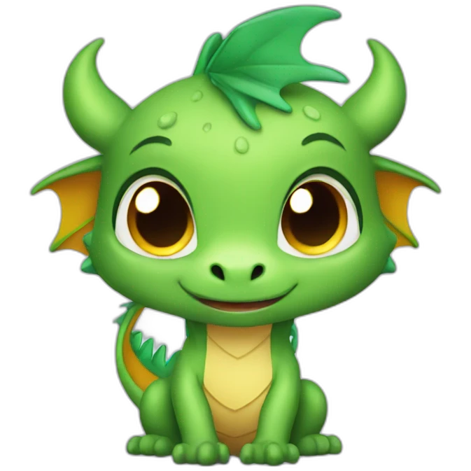 Cute dragon emoji
