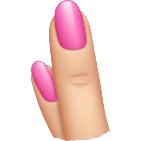 pink fingernails emoji
