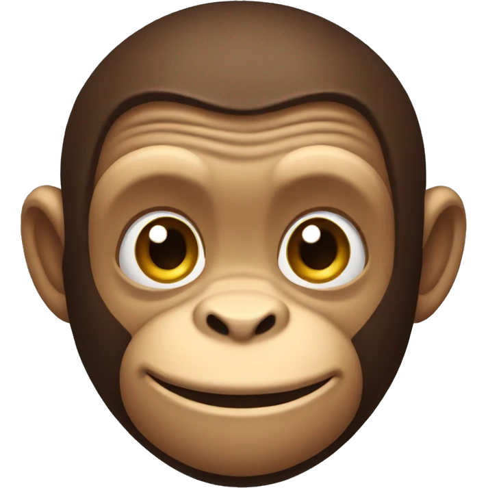 quite monkey emoji