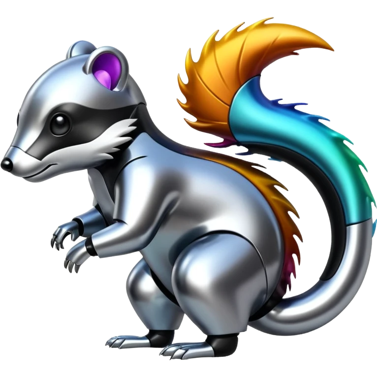 robo skunk with bacteria emoji
