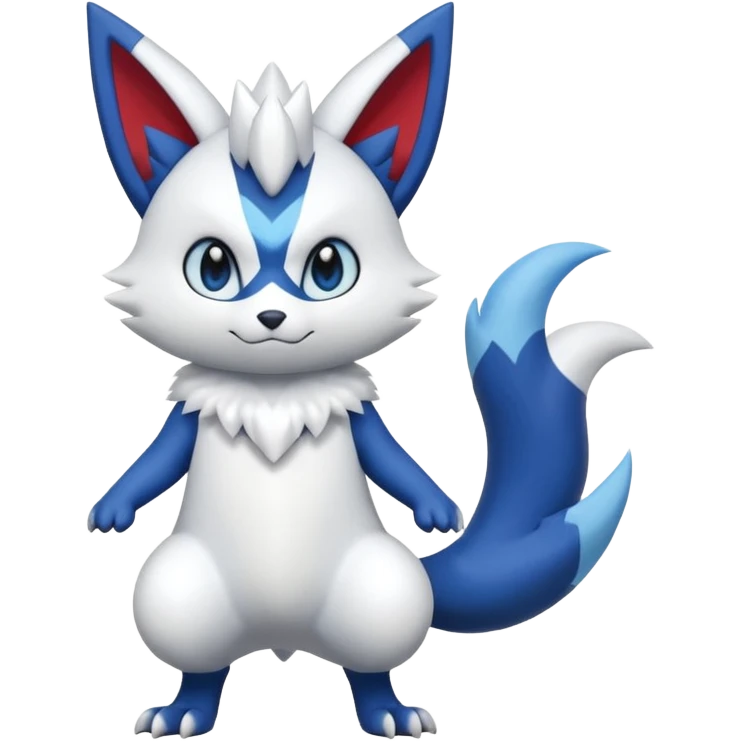 Meowstic-Zangoose-Fakémon-hybrid-creature (full body)  emoji