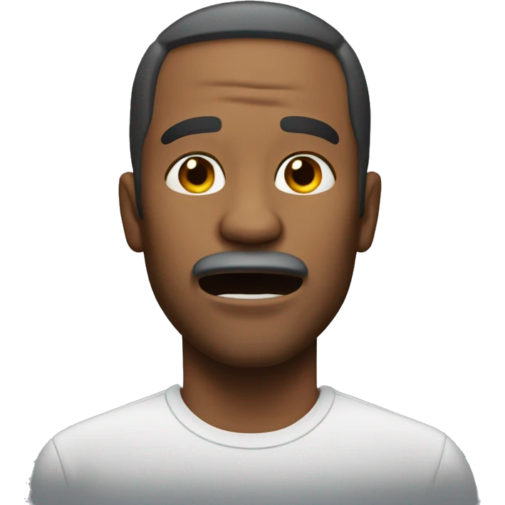 The man whose jaw dropped emoji