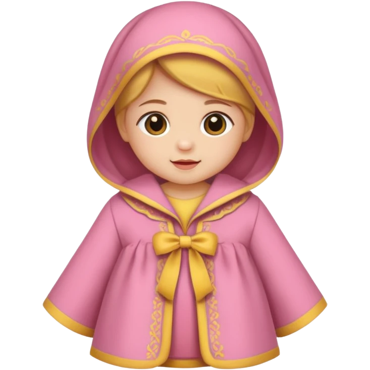 baby girl traditional baby clothe emoji
