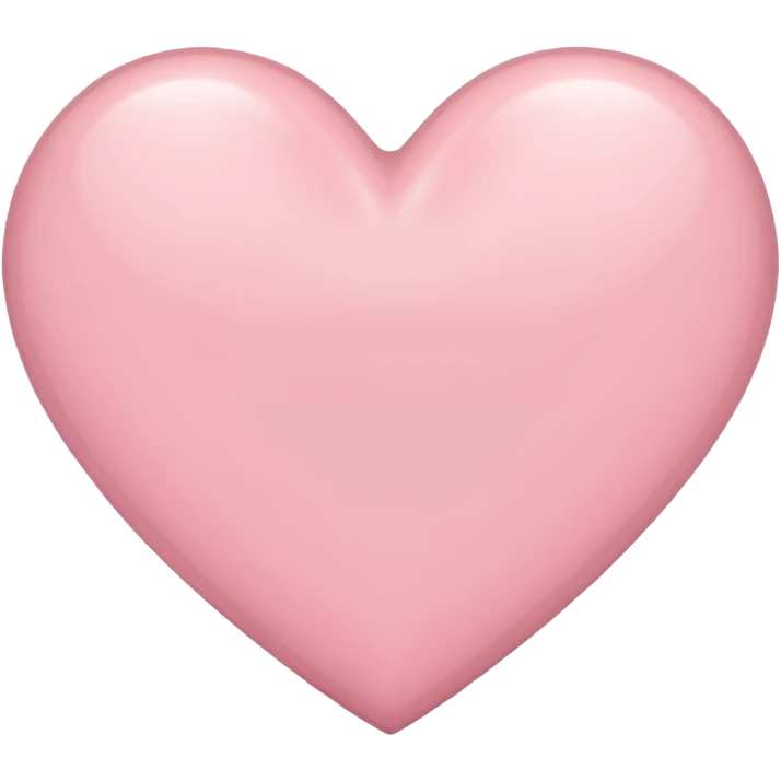 light pink heart emoji  emoji