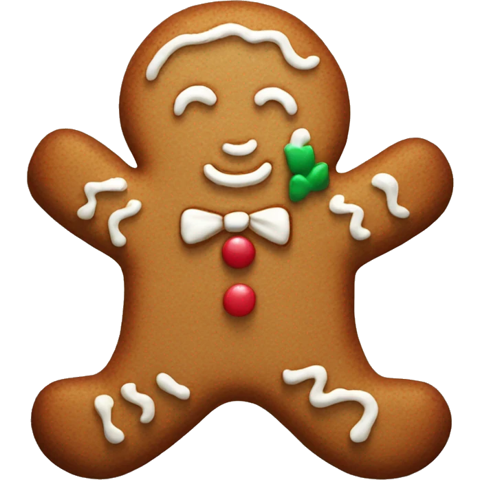 gingerbread cookie emoji