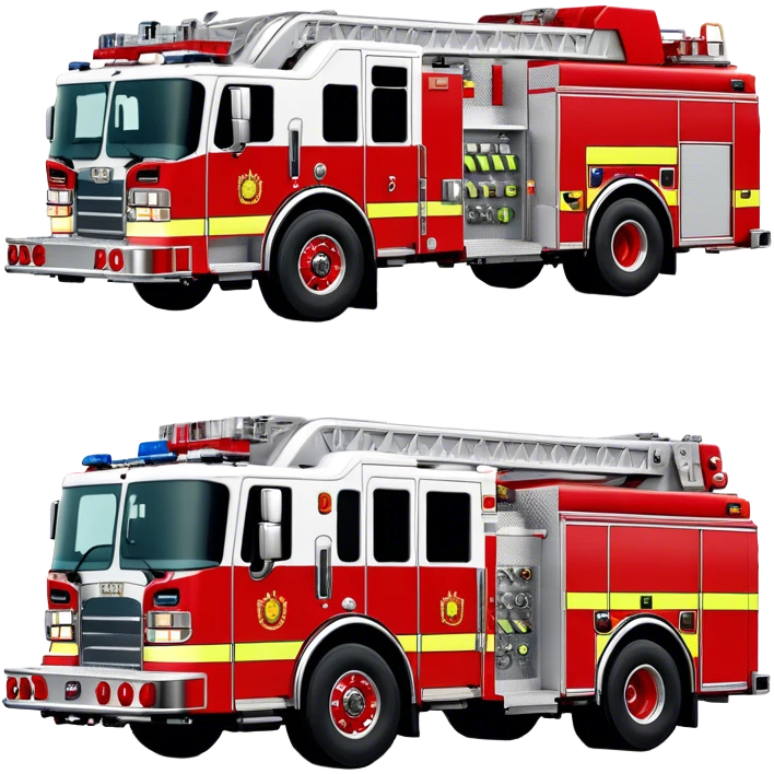 Fire Engine - Pierce Enforcer Pumper (Model Year: 2021) (Iconic colour: Red) emoji