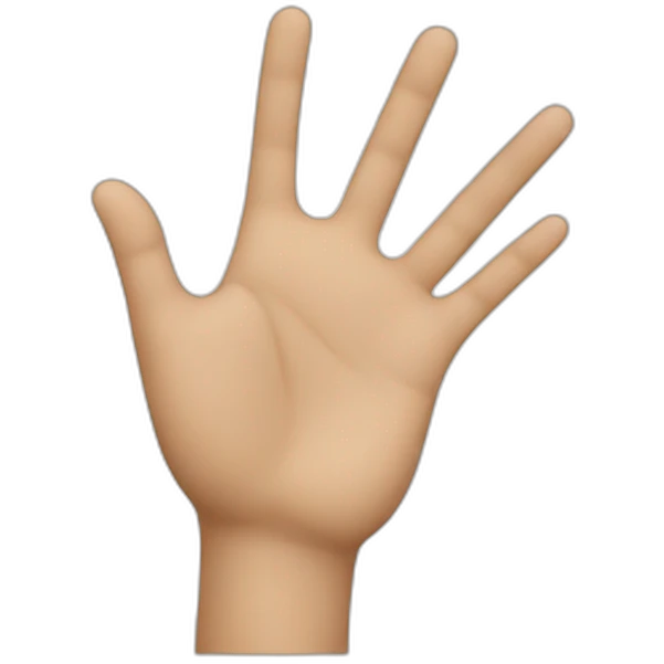 pointed hand at screen emoji