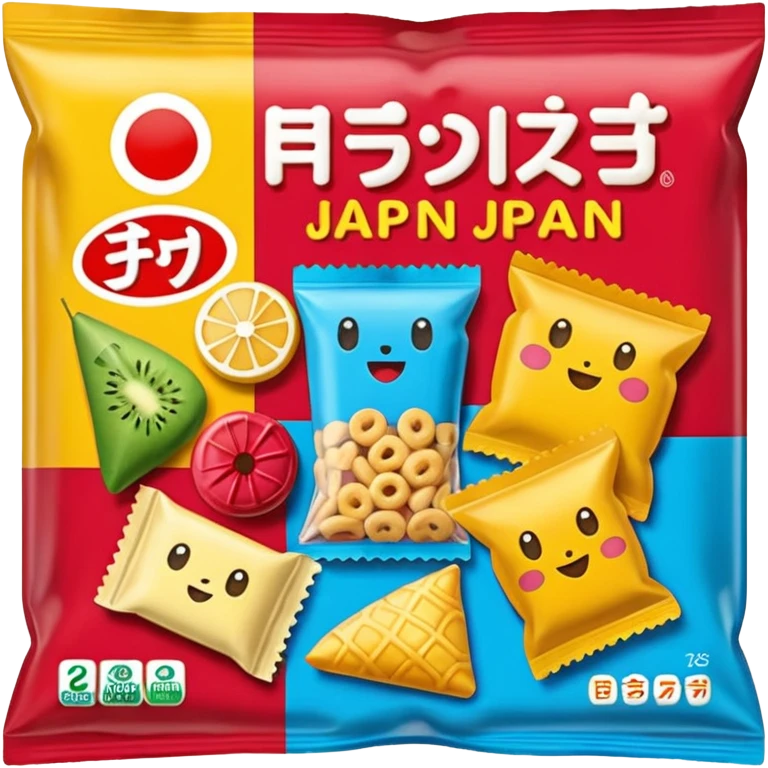 japan packaged snack  emoji