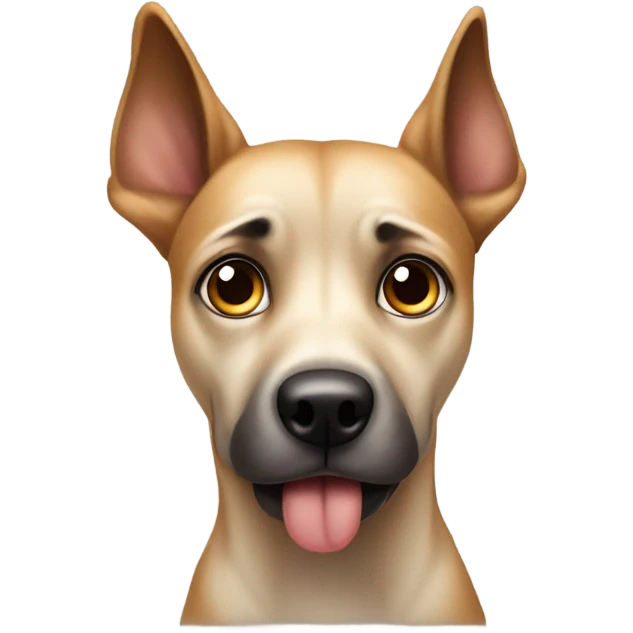 Confused dog emoji