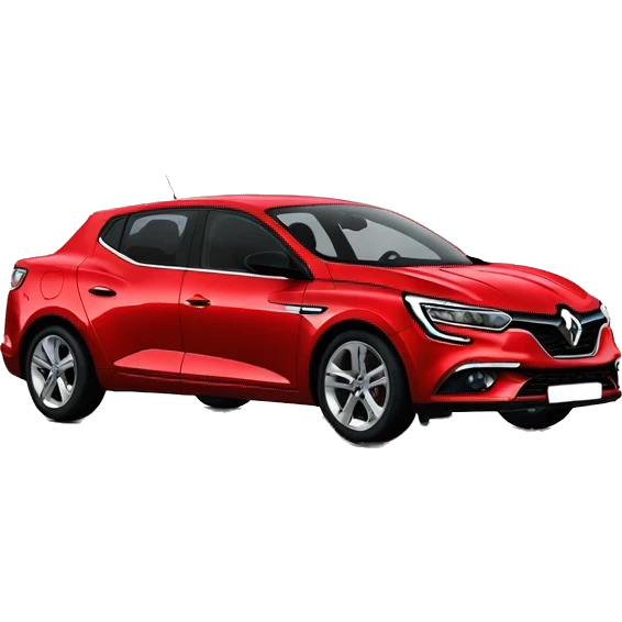 Renault megane 2nd gen sedan red emoji