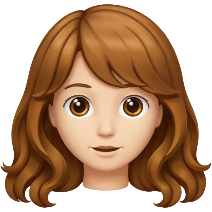 Hair wig emoji