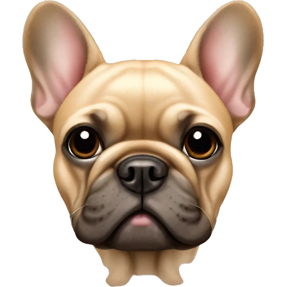 Tan French bulldog  emoji