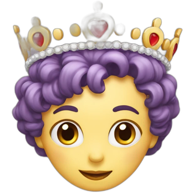 Cœur avec couronne emoji