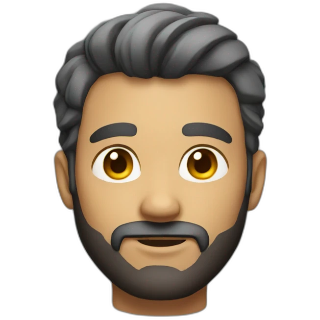 male avatar with light beard emoji