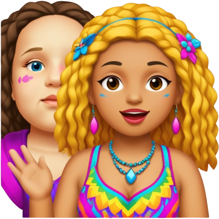 Vibrant Festival Singer emoji