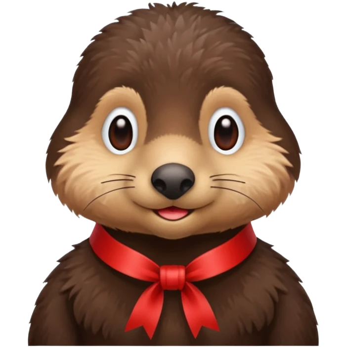 mole with ribbon emoji