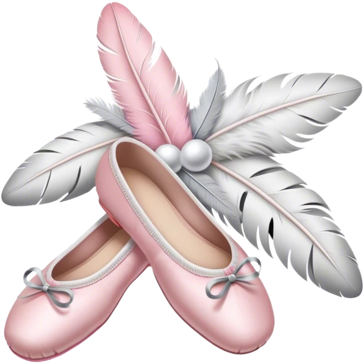 Schneeeule mit Ballettschuhen  emoji