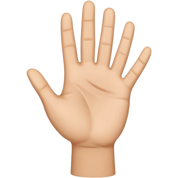raised hand emoji