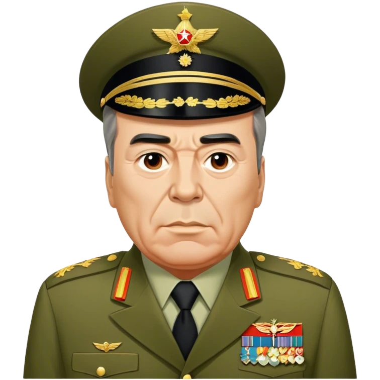 Leonid Brezhnev ussr in his uniform  emoji