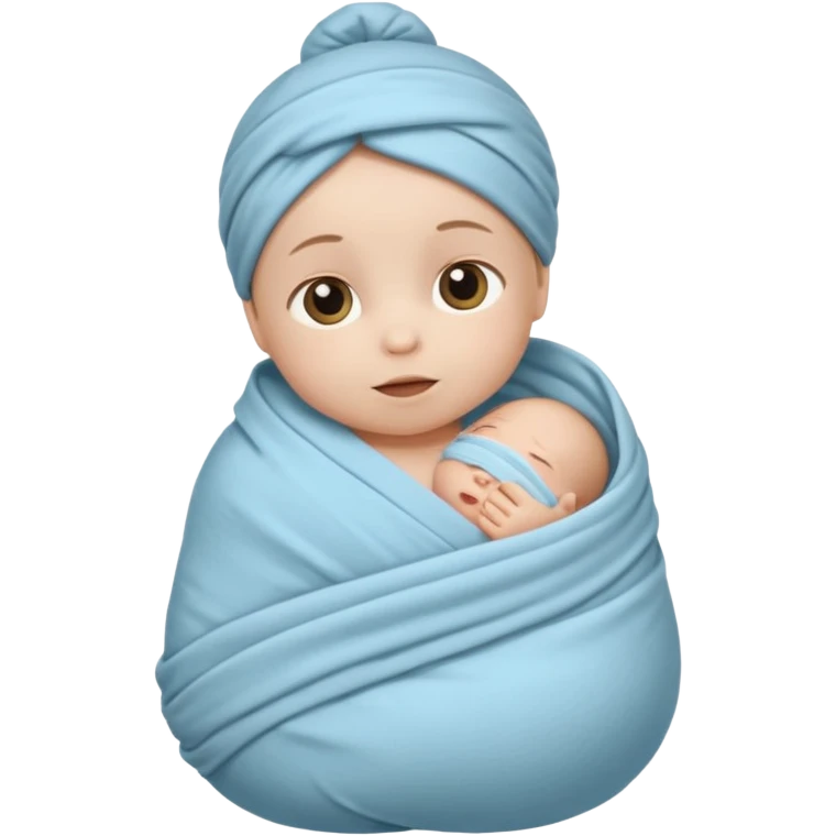 baby in a swaddle emoji