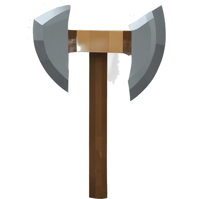 Minecraft pickaxe emoji
