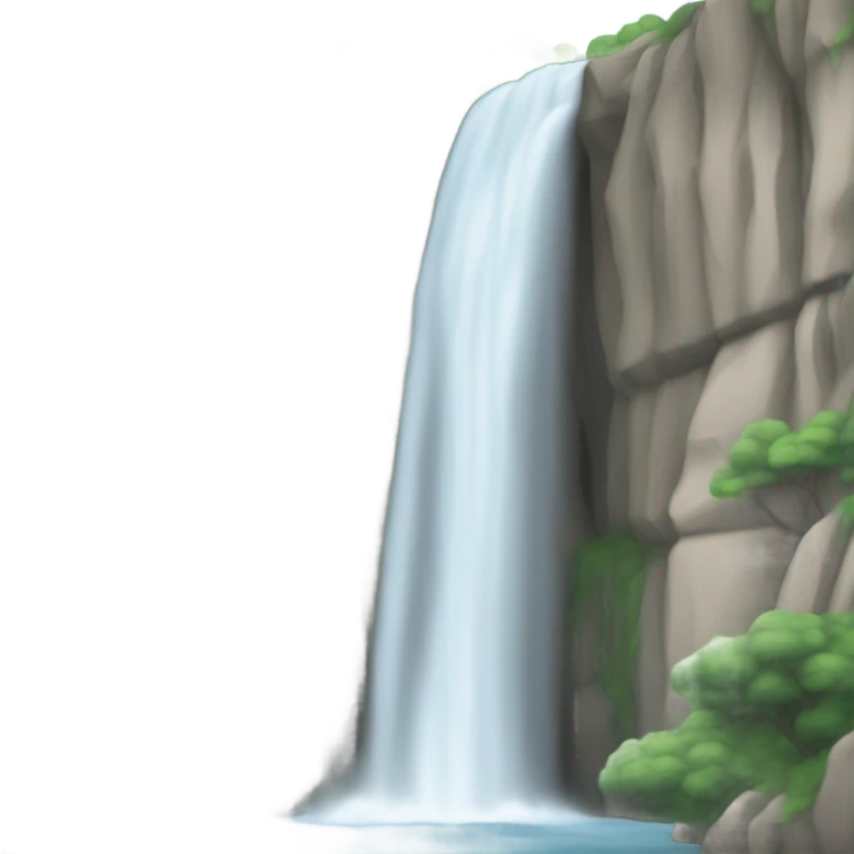 Water fall emoji