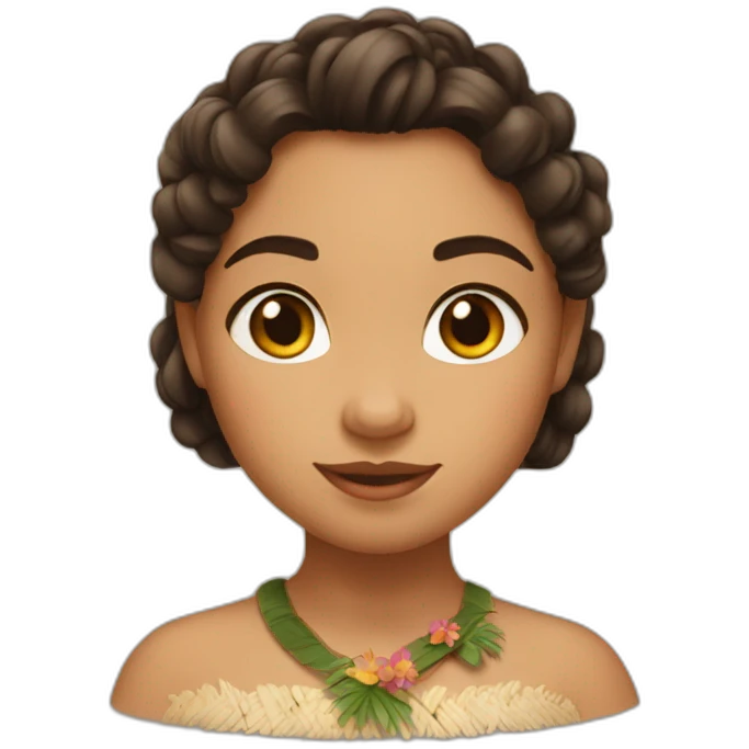 Vaiana fille emoji