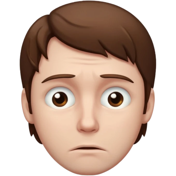 A sad man emoji