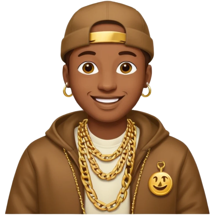 happy rapper emoji