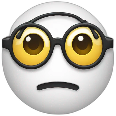Remote controller and eye glasses emoji