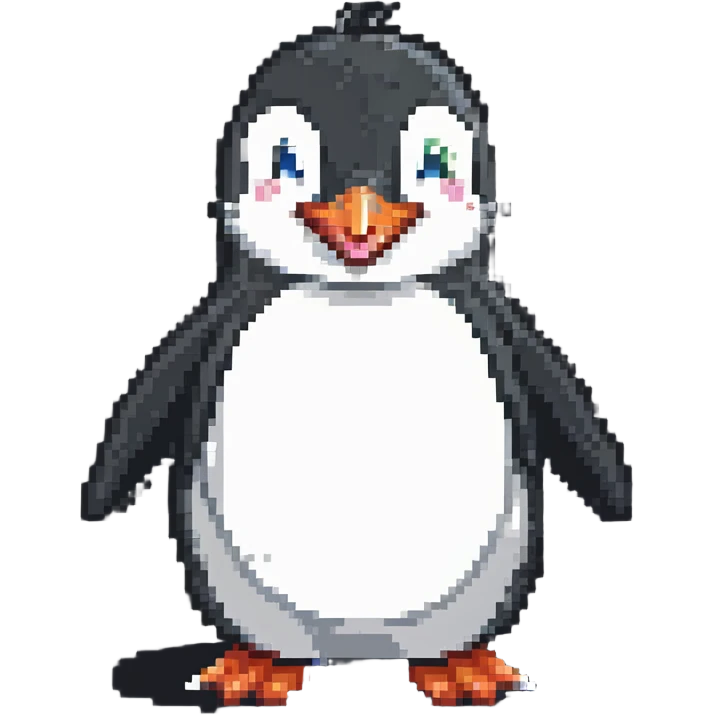 laughing penguin emoji