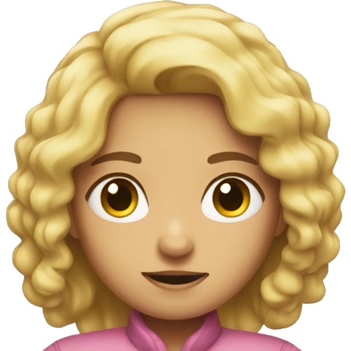 A girl pushing you back emoji
