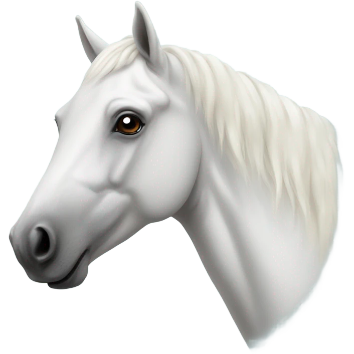 White horse emoji