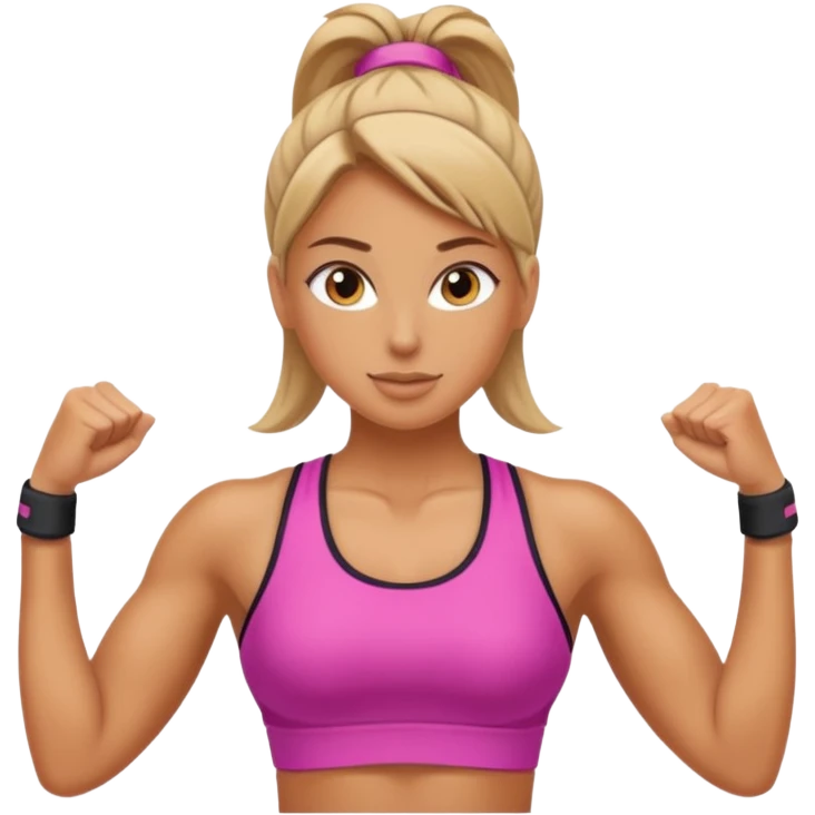 Gym Girl vertical image emoji