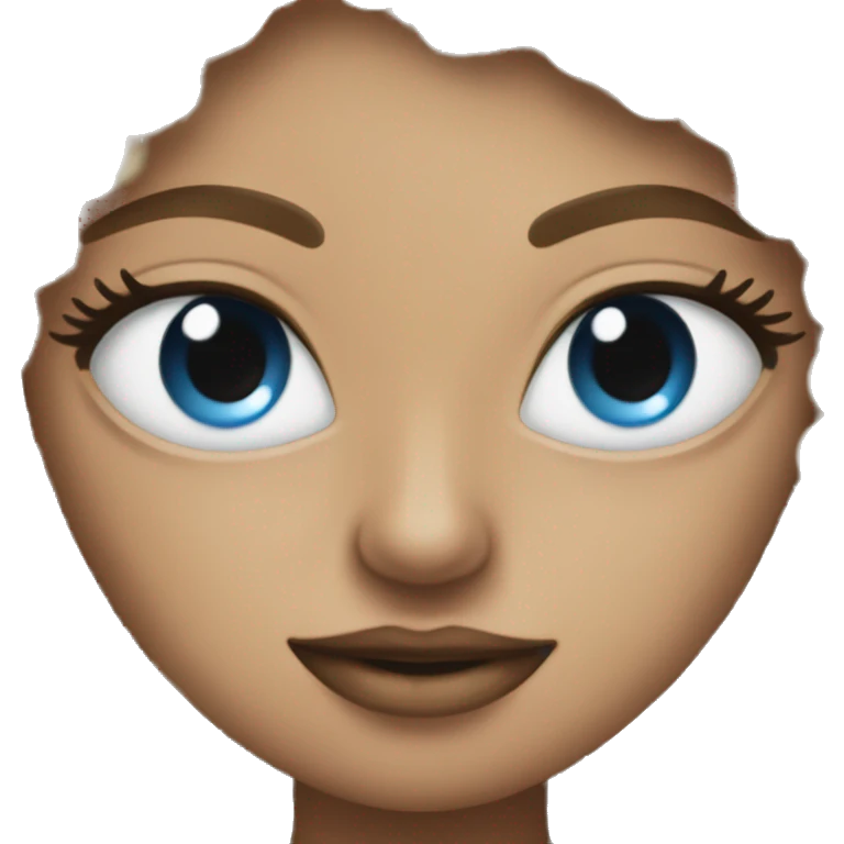 Venus con ojos blancos y una boa emoji