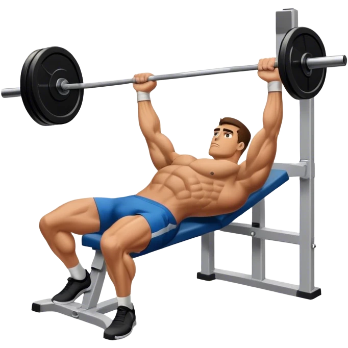 close-grip flat-benchpress emoji