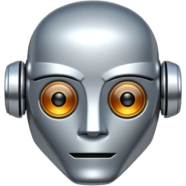 robot face emoji